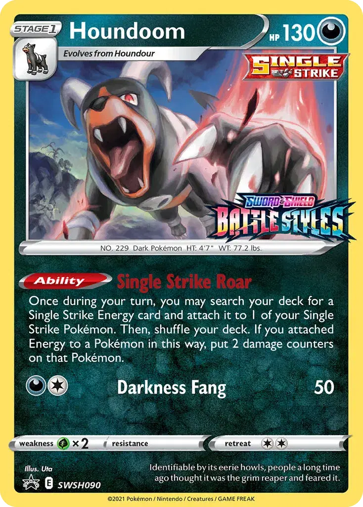 Houndoom SWSH Black Star Promos SWSH090