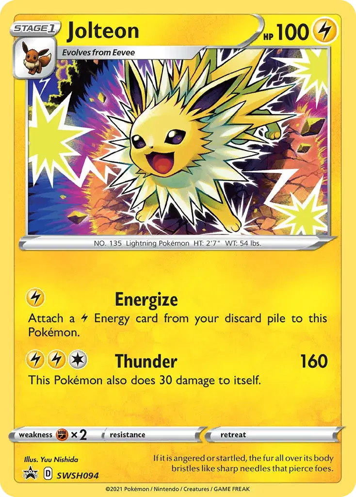 Jolteon SWSH Black Star Promos SWSH094