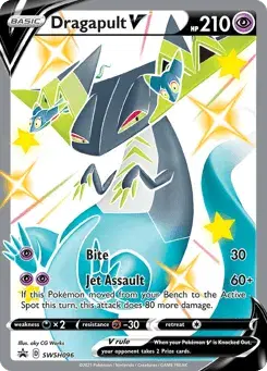 Dragapult V SWSH Black Star Promos