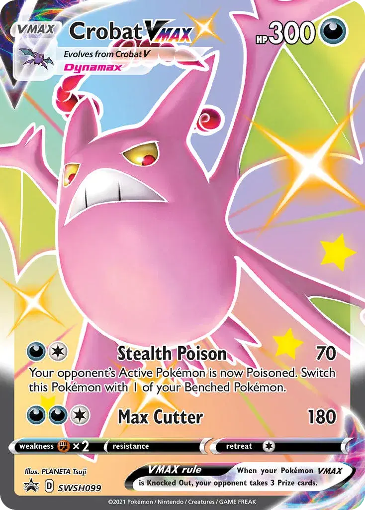 Crobat VMAX SWSH Black Star Promos SWSH099