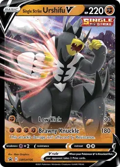 Single Strike Urshifu V SWSH Black Star Promos