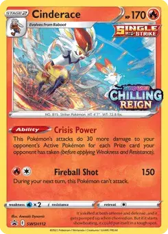 Cinderace SWSH Black Star Promos