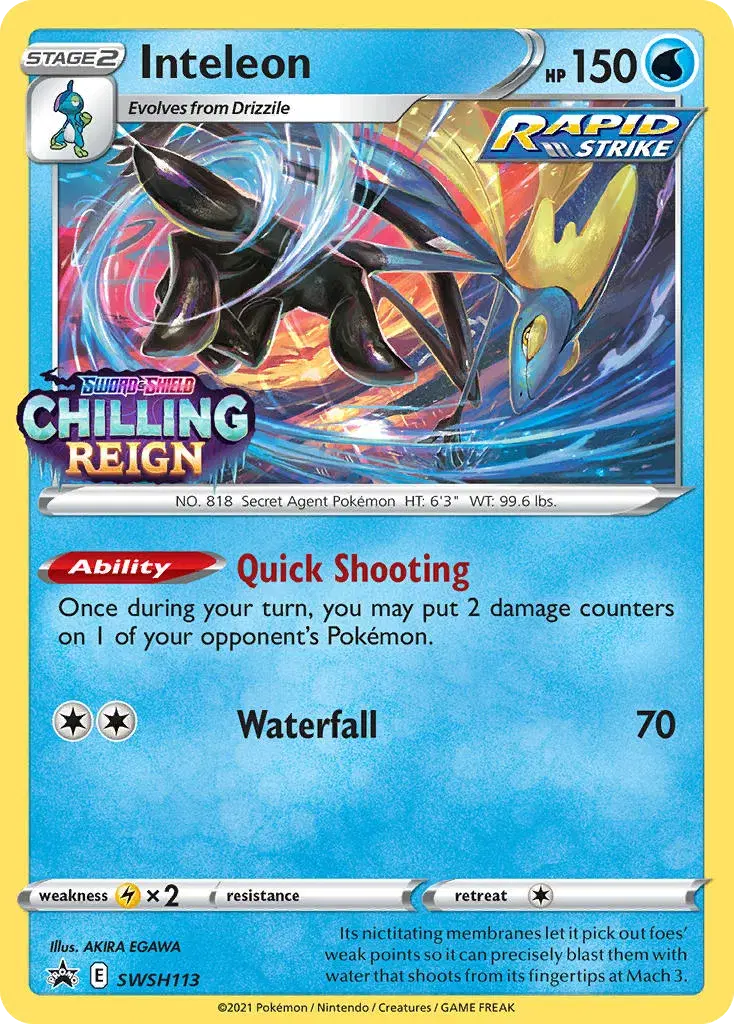Inteleon SWSH Black Star Promos SWSH113