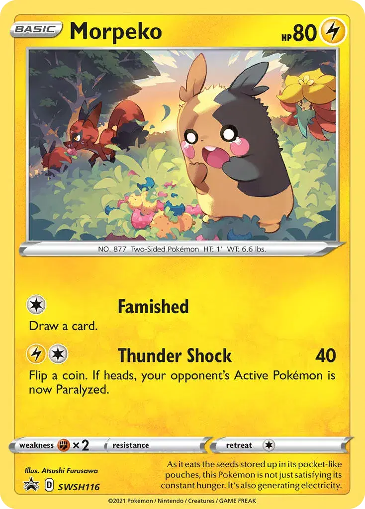 Morpeko SWSH Black Star Promos SWSH116