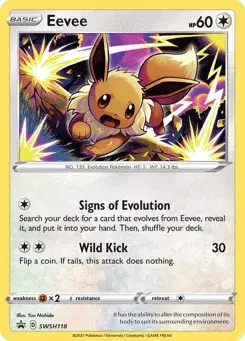 Eevee SWSH Black Star Promos