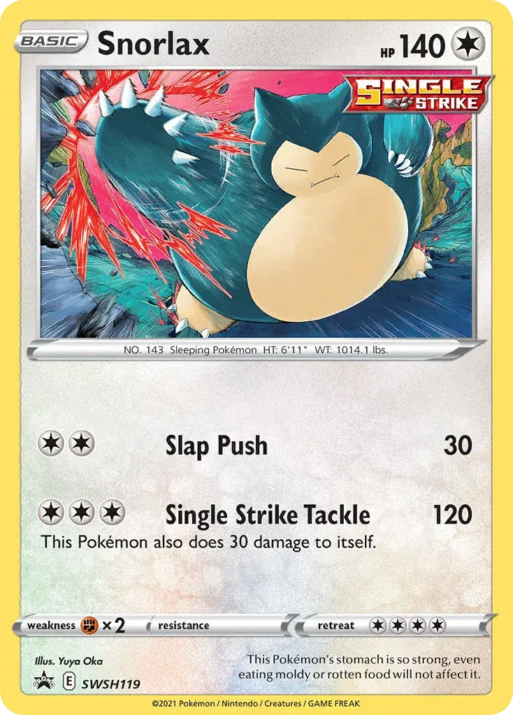 Snorlax SWSH Black Star Promos SWSH119