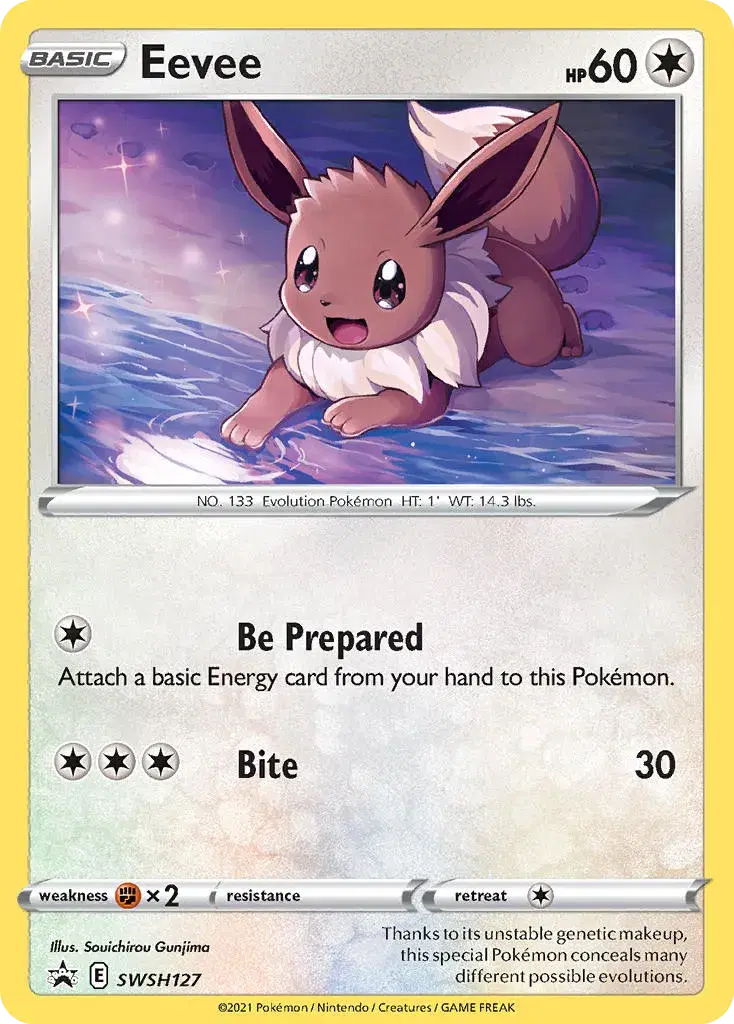 Eevee SWSH Black Star Promos SWSH127