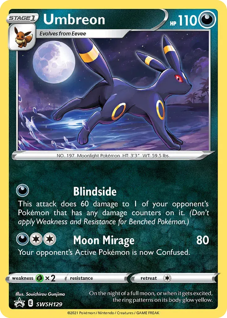 Umbreon SWSH Black Star Promos SWSH129