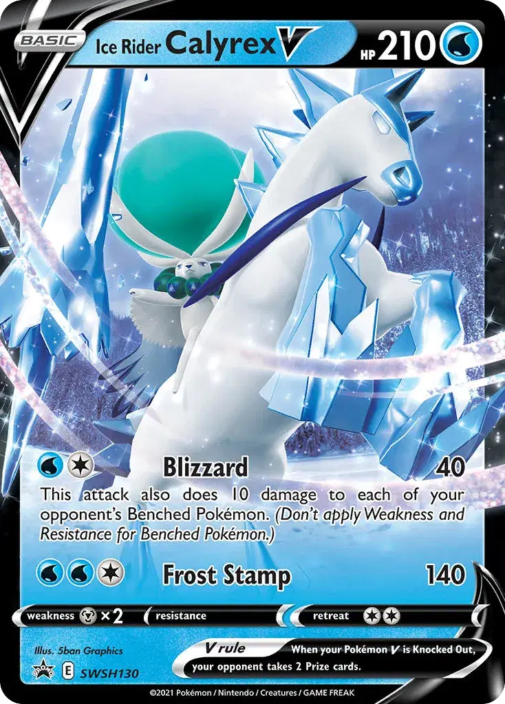 Ice Rider Calyrex V SWSH Black Star Promos SWSH130