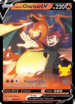 Lance's Charizard V SWSH Black Star Promos