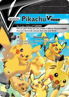 Pikachu V-UNION SWSH Black Star Promos