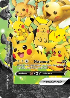 Pikachu V-UNION SWSH Black Star Promos