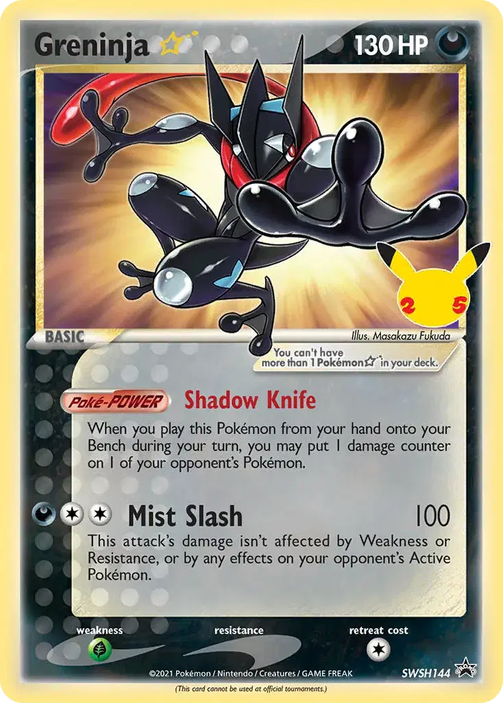 Greninja ☆ SWSH Black Star Promos SWSH144