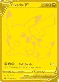 Pikachu V SWSH Black Star Promos