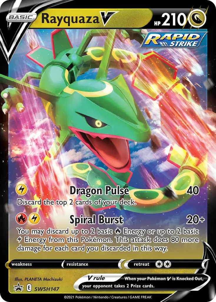 Rayquaza V SWSH Black Star Promos SWSH147