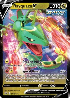 Rayquaza V SWSH Black Star Promos