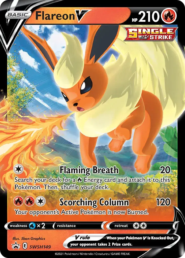 Flareon V SWSH Black Star Promos SWSH149