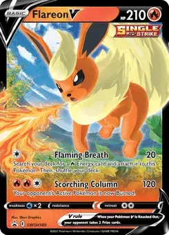 Flareon V SWSH Black Star Promos