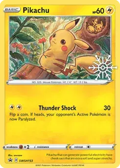 Pikachu SWSH Black Star Promos