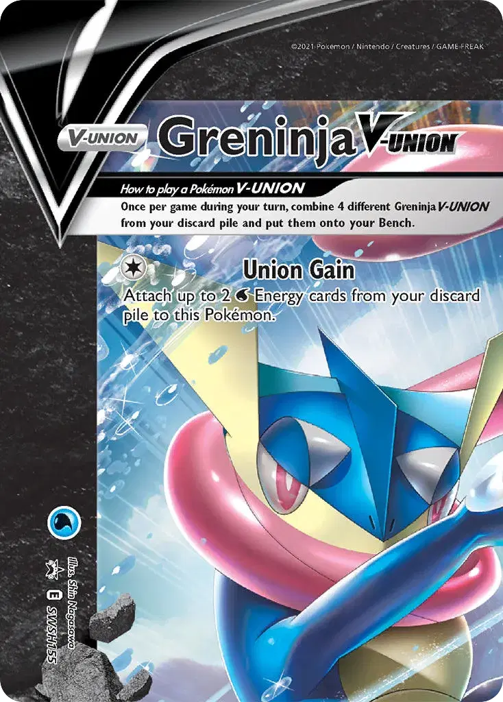 Greninja V-UNION SWSH Black Star Promos SWSH155
