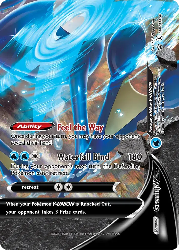 Greninja V-UNION SWSH Black Star Promos SWSH158