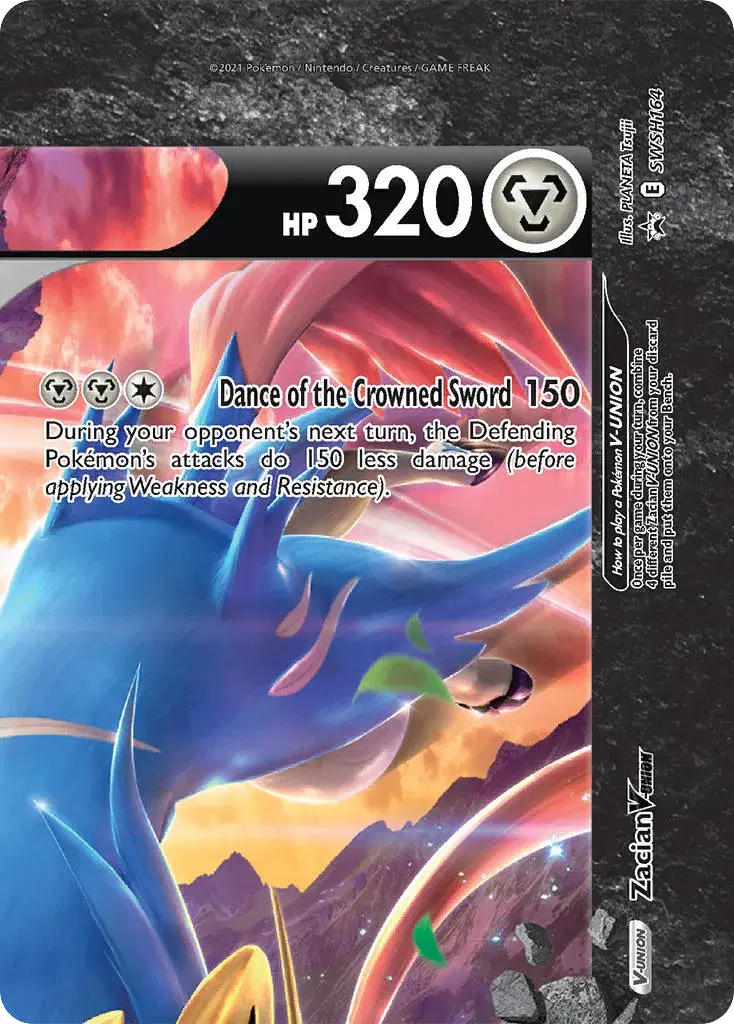Zacian V-UNION SWSH Black Star Promos SWSH164