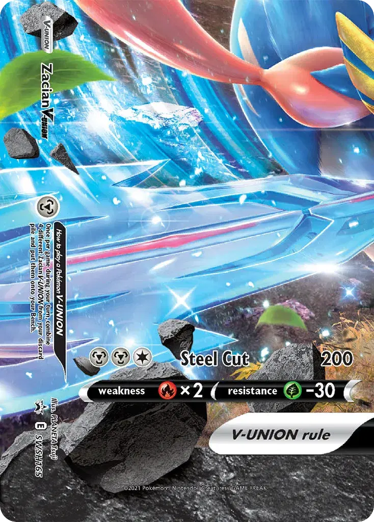 Zacian V-UNION SWSH Black Star Promos SWSH165