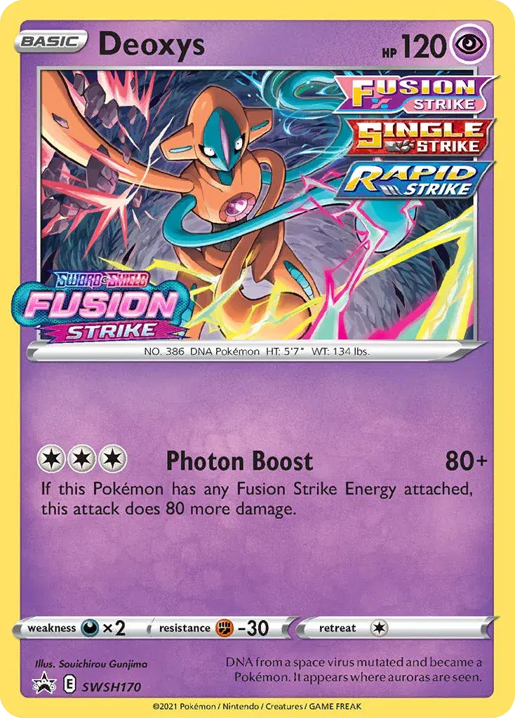 Deoxys SWSH Black Star Promos SWSH170