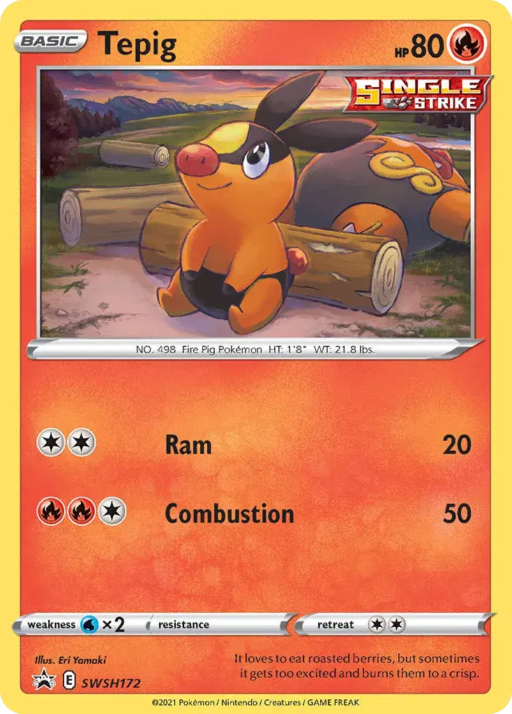Tepig SWSH Black Star Promos SWSH172