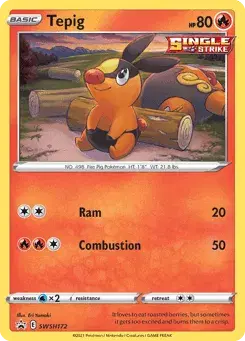 Tepig SWSH Black Star Promos