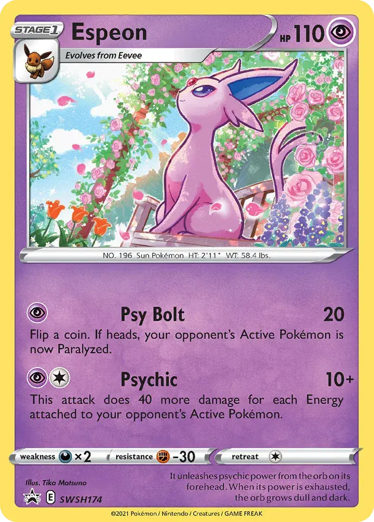 Espeon SWSH Black Star Promos SWSH174