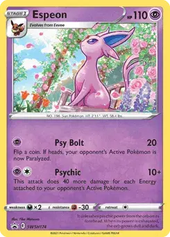 Espeon SWSH Black Star Promos