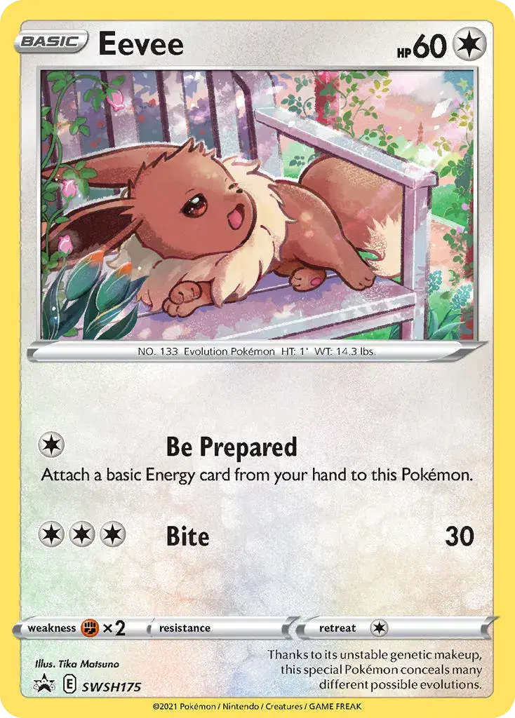 Eevee SWSH Black Star Promos SWSH175