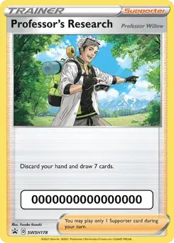 Professor's Research SWSH Black Star Promos