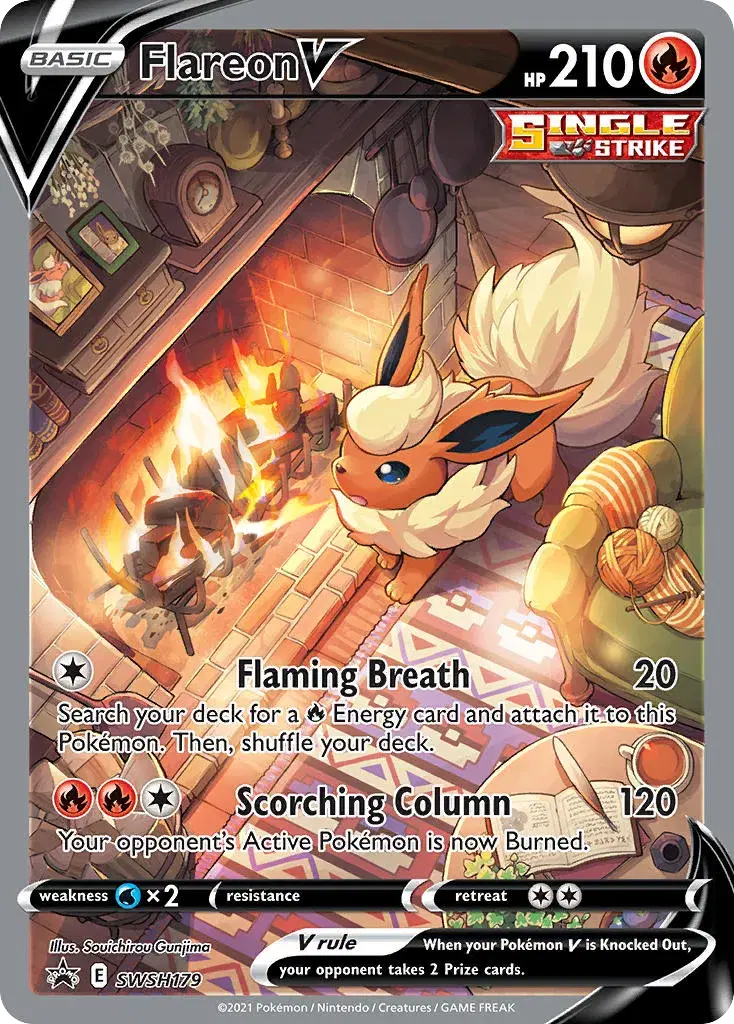 Flareon V SWSH Black Star Promos SWSH179