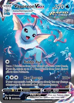 Vaporeon VMAX SWSH Black Star Promos