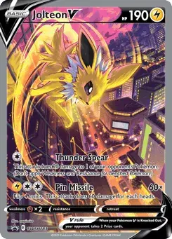 Jolteon V SWSH Black Star Promos