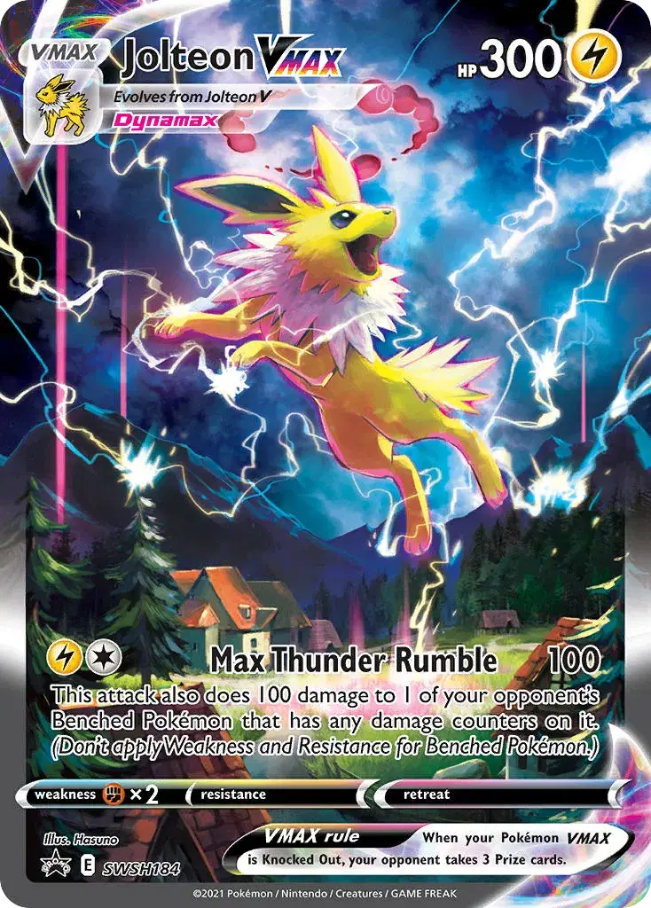 Jolteon VMAX SWSH Black Star Promos SWSH184
