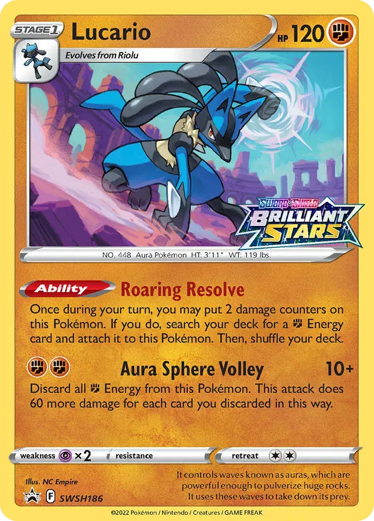 Lucario SWSH Black Star Promos SWSH186