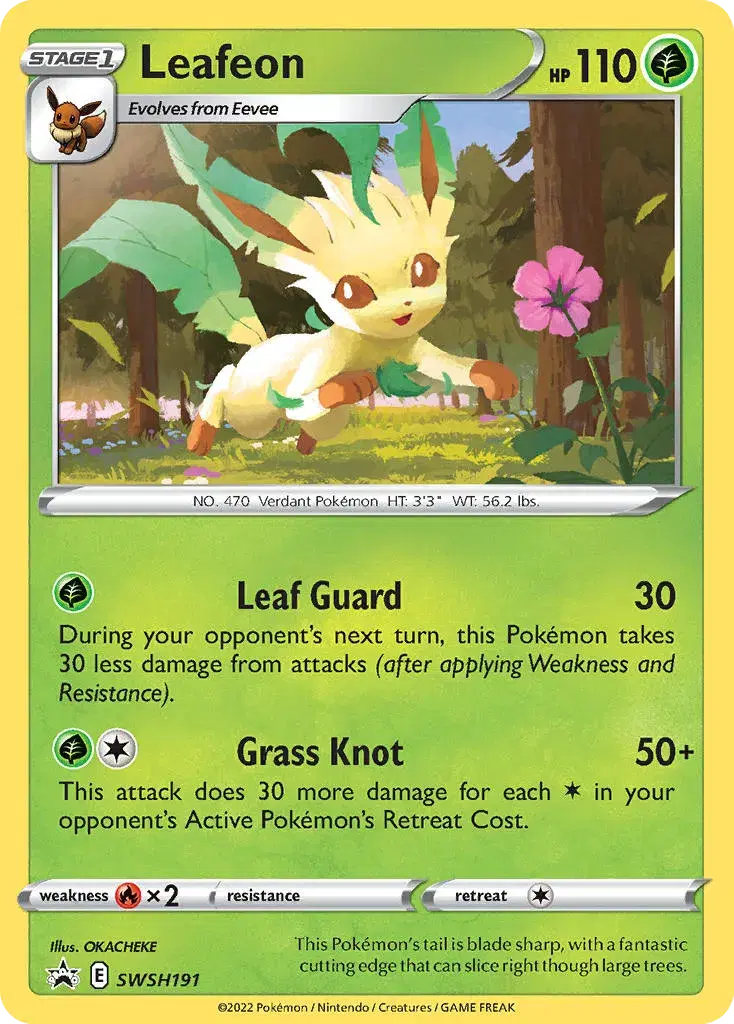 Leafeon SWSH Black Star Promos SWSH191