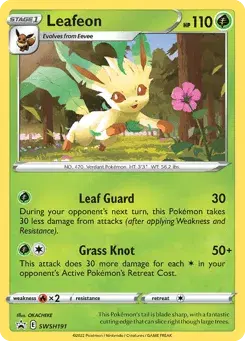 Leafeon SWSH Black Star Promos