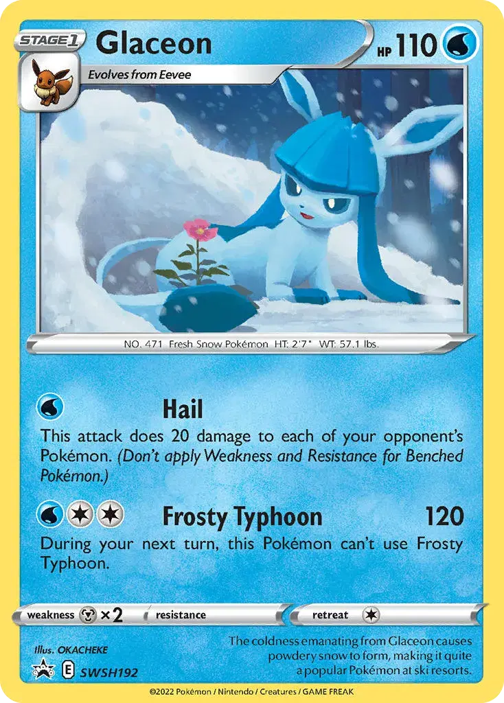 Glaceon SWSH Black Star Promos SWSH192