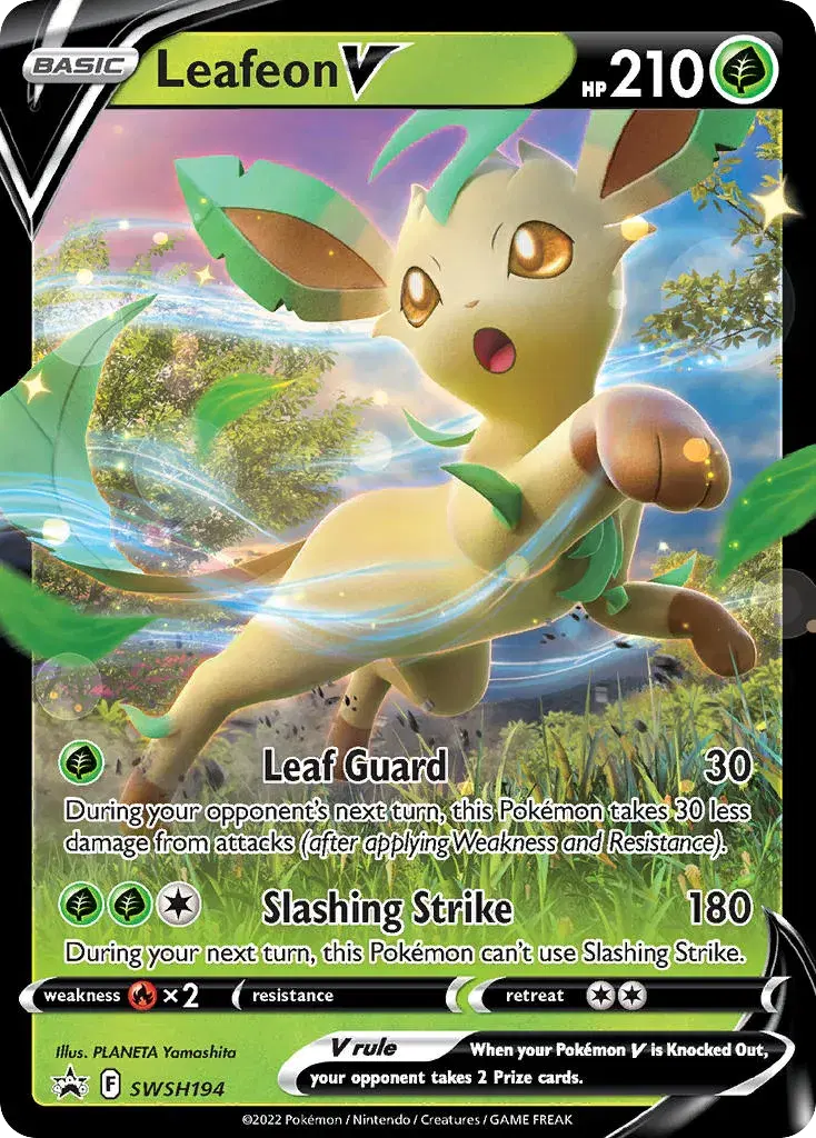 Leafeon V SWSH Black Star Promos SWSH194