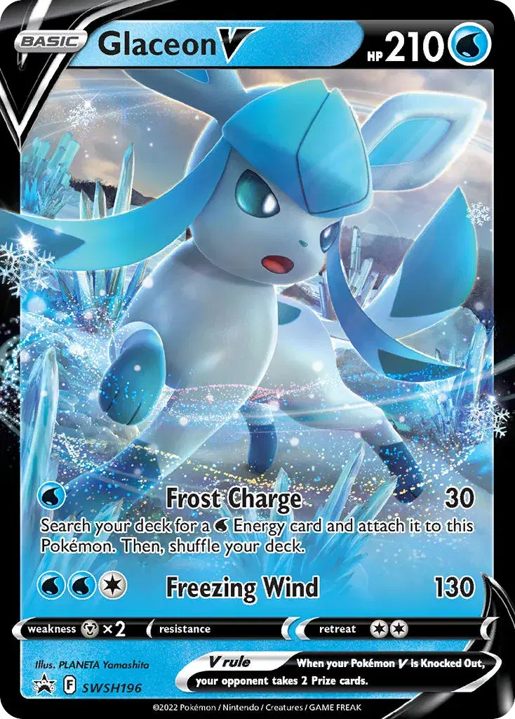 Glaceon V SWSH Black Star Promos SWSH196