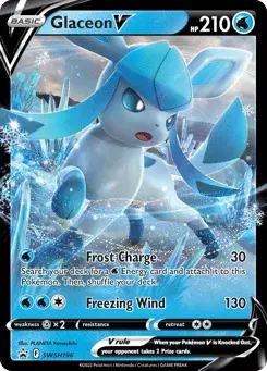 Glaceon V SWSH Black Star Promos