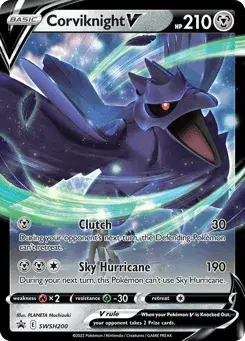 Corviknight V SWSH Black Star Promos