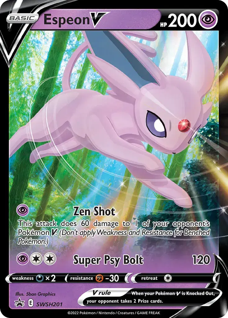 Espeon V SWSH Black Star Promos SWSH201