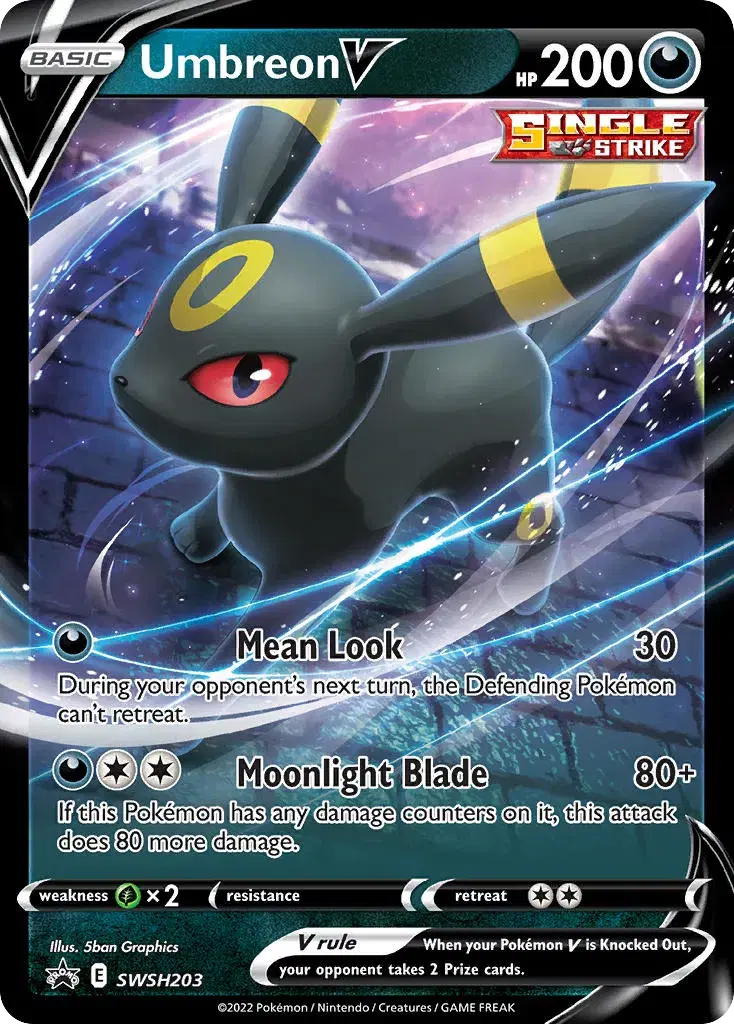 Umbreon V SWSH Black Star Promos SWSH203