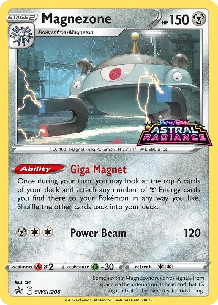 Magnezone SWSH Black Star Promos SWSH208