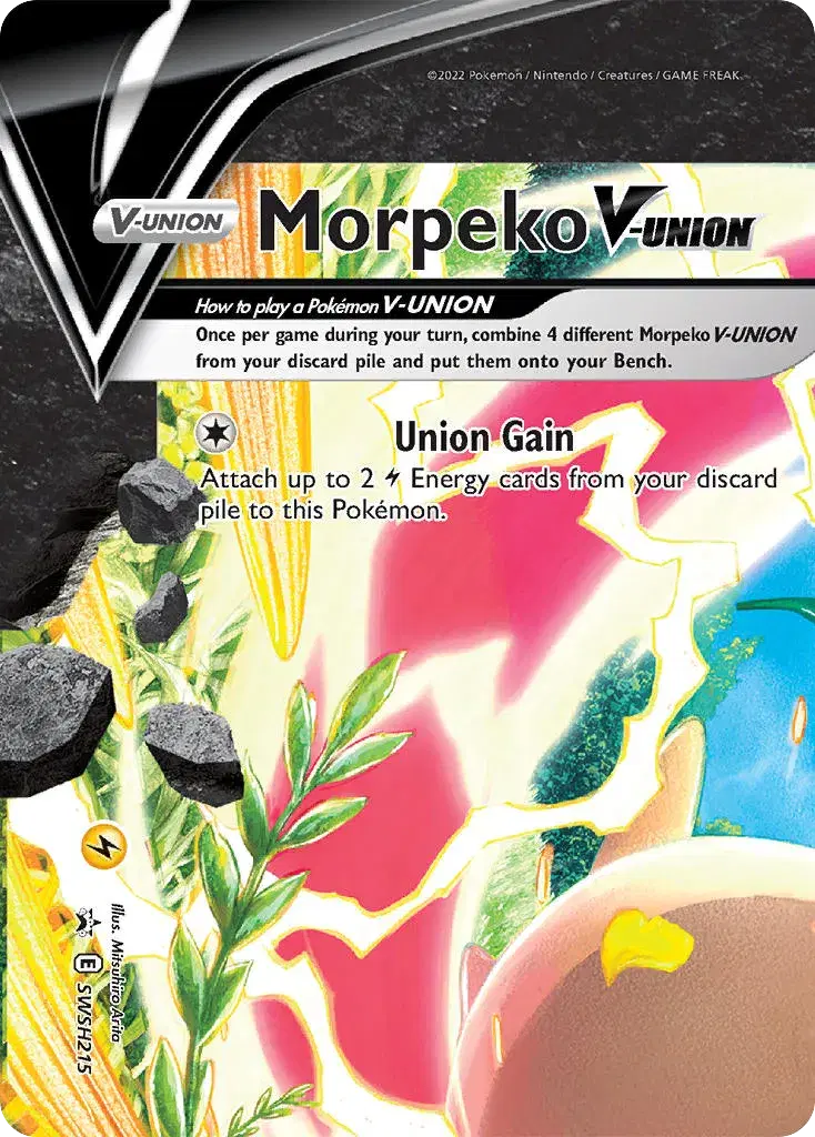 Morpeko V-UNION SWSH Black Star Promos SWSH215